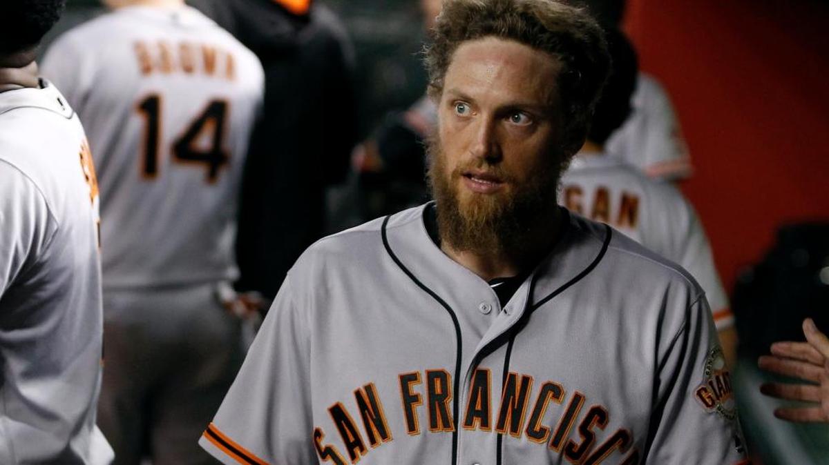 Can Hunter Pence inspire another improbable Giants comeback? Step one comes Monday night in San Francisco.
