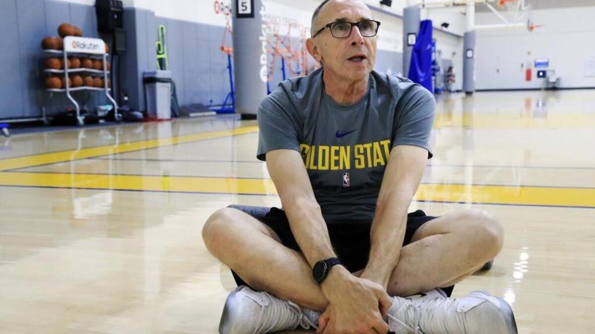 Ron Adams at a Golden State Warriors practice. Adams, 70, is an assistant coach with wide-ranging interests and an obsession with good basketball.
