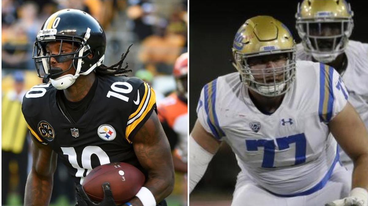 The Oakland Raiders drafted UCLA tackle Kohlton Miller with the 15th overall pick and traded for Pittsburgh Steelers wide receiver Martavis Bryant on Thursday, April 26, 2018.