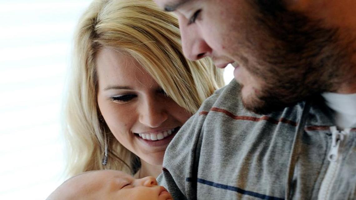 Derek Carr and Heather Carr celebrated Dallas’ fourth birthday on Saturday, Aug. 5, 2017. In 2013, Dallas had emergency surgery for an intestinal complication.