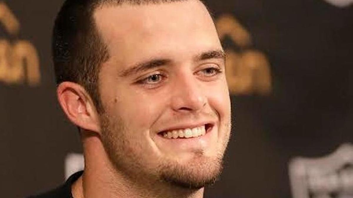 When a man ran out of gas in Dublin, Oakland Raiders quarterback Derek Carr helped him out by giving him a ride to a gas station Tuesday, March 14, 2017.