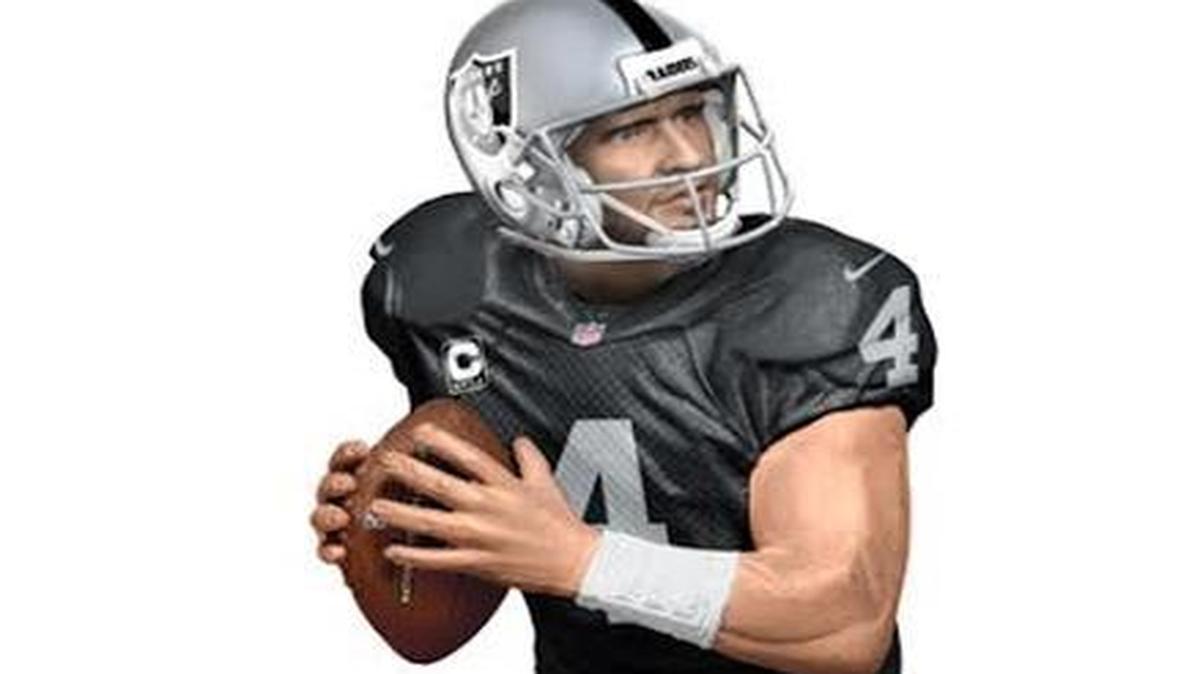 McFarlane Toys will release an Oakland Raiders’ Derek Carr action figure in November for $24.99.
