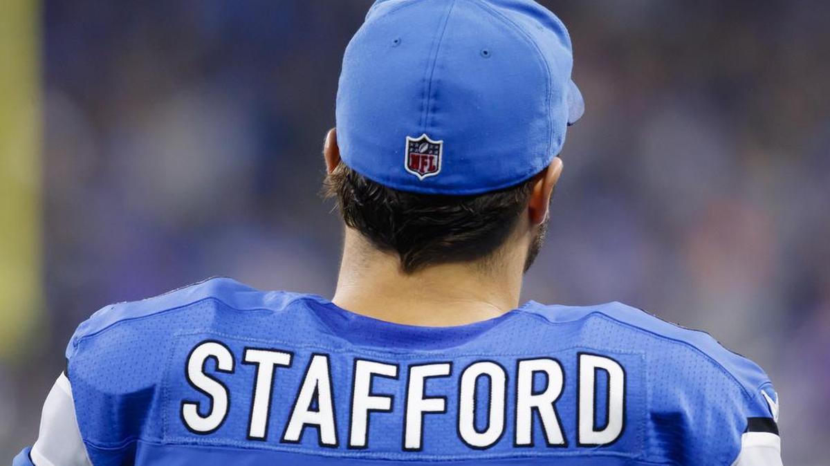 Detroit Lions quarterback Matthew Stafford (9) has a thing about leading his team on late-game comebacks. The Lions have trailed in the fourth quarter xxxx times this season, and lead the NFC North at 7-4. ... Stafford looks on during an NFL football game against the Minnesota Vikings, Thursday, Nov. 24, 2016 in Detroit.