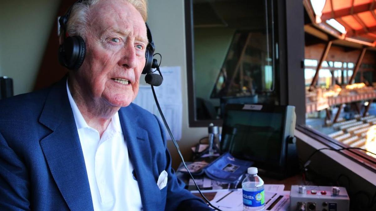 Because of a carrier dispute, many Los Angeles Dodgers fans will miss broadcaster Vin Scully’s final season at the microphone. ... Scully looks on before a spring training broadcast on Friday, March 25, 2016 in Glendale, Ariz.