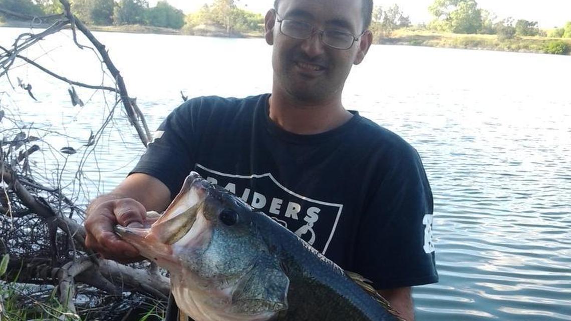 Garry Kincaid reported catching this 12-pound bass in the San Joaquin River near Herndon and Freeway 99 on May 4 using a spider jig.