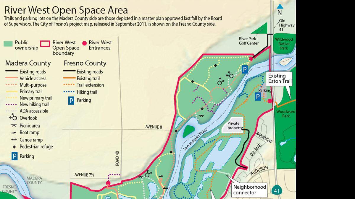 A Bee staff map from 2013 shows the details of the River West parkway project.