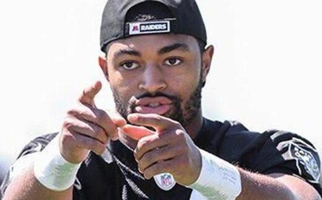 Former Fresno State standout Kyrie Wilson is happy to be with the Oakland Raiders, though he wants to prove he belongs on the team while participating at organized team activities this week in Alameda. Wilson signed as an undrafted free agent in April.