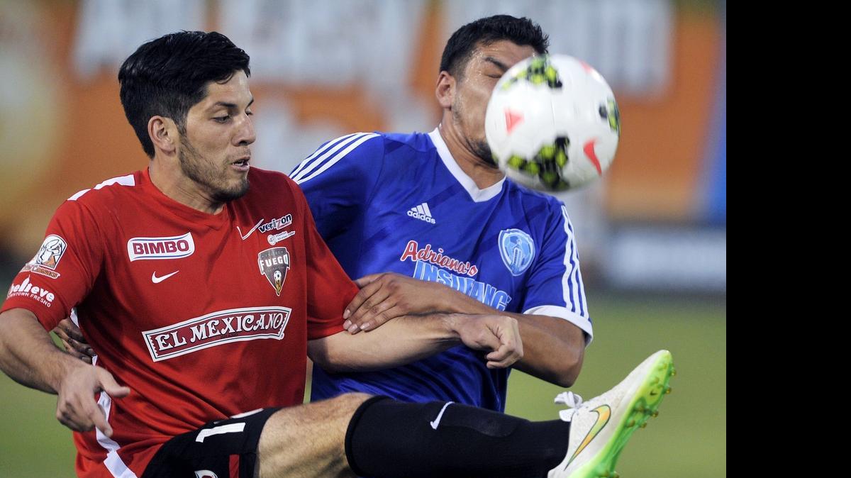 
Renato Bustamante and the Fresno Fuego will be back in action at Chukchansi Park on Friday as part of a doubleheader with the Fresno Freeze women’s team. Bustamante scored a go-ahead goal Saturday but the Fuego surrendered one late and settled for a 2-2 draw with Burlingame FC.
