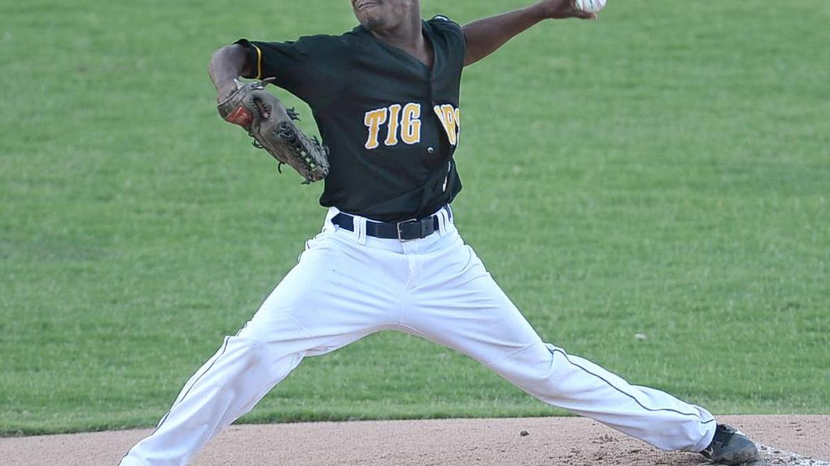 
A memorial service for Deondre Howard, shown pitching for City during the 2013 City/County All-Star Baseball game, are set for 10 a.m. Saturday, Sept. 5, 2015 at The Worship Centre in Fowler. Howard was shot and killed Aug. 29, 2015.
