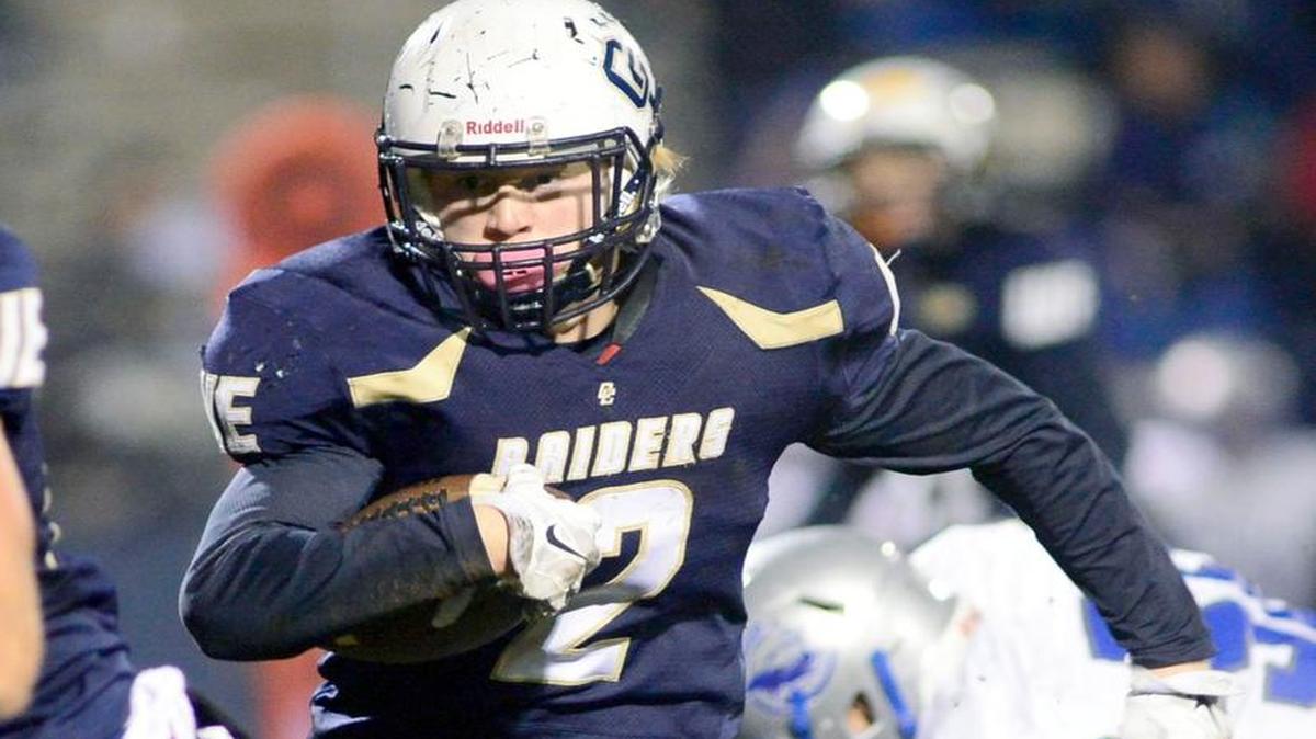 
Central Catholic Justin Rice cuts through the Capital Christian defense during the CIF Northern California Championship in Modesto last December. Rice gave an oral commitment to Fresno State on Aug. 22, 2015.
