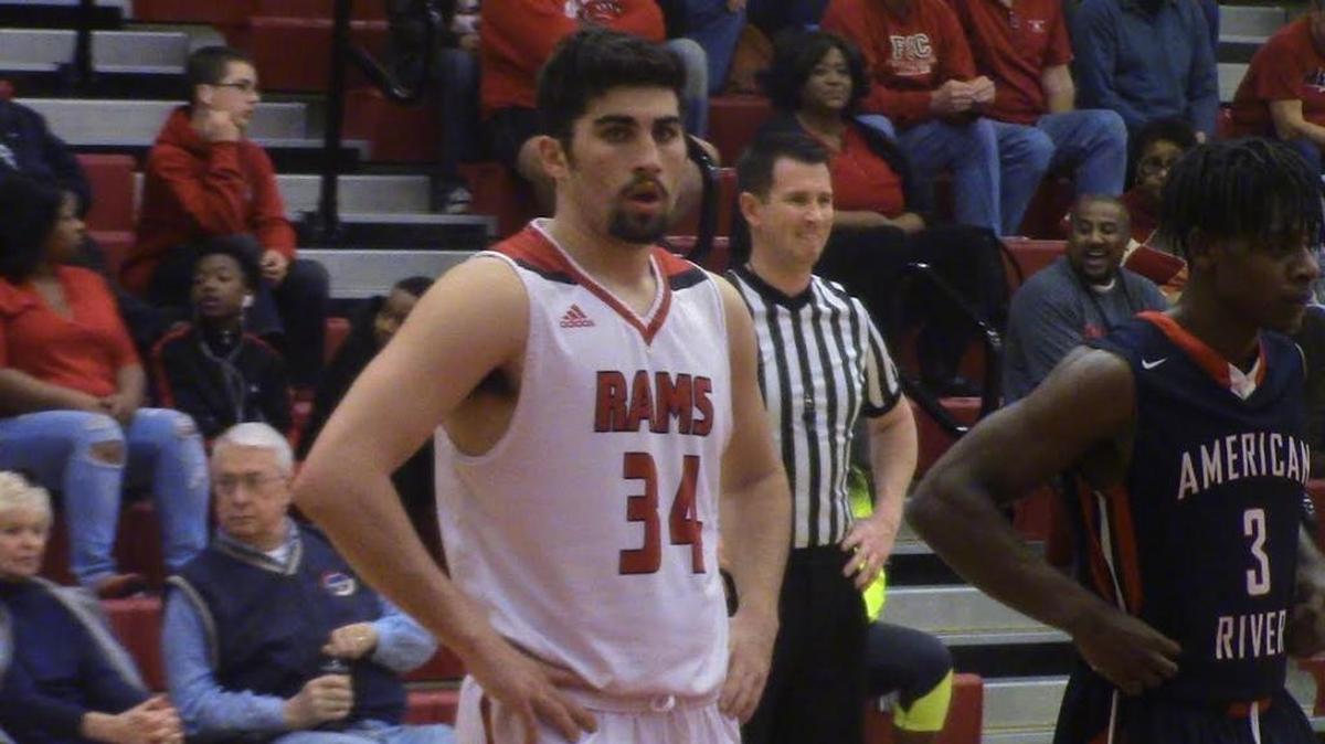 Fresno City College guard/forward Cole Morgan looks on during the second round of a Northern California Regional game against American River on Saturday, Feb. 25, 2017. The No.13-seed Beavers upset the fourth-seeded Rams 66-64.