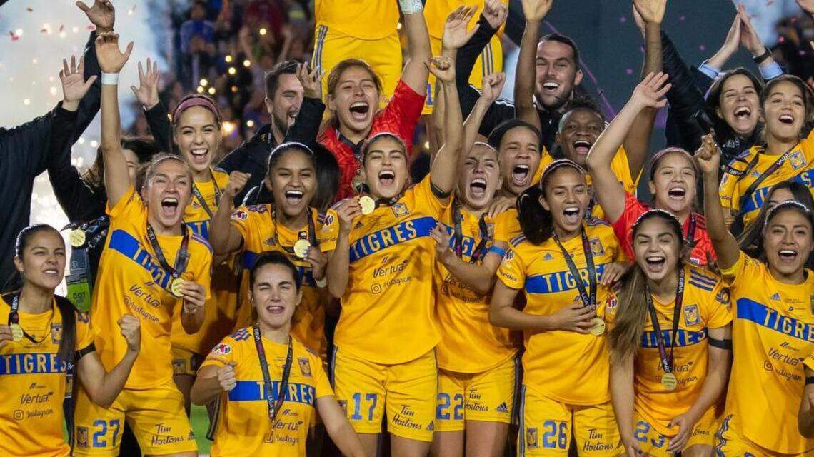 Tigres vence al América y gana quinto título en el fútbol femenino de México
