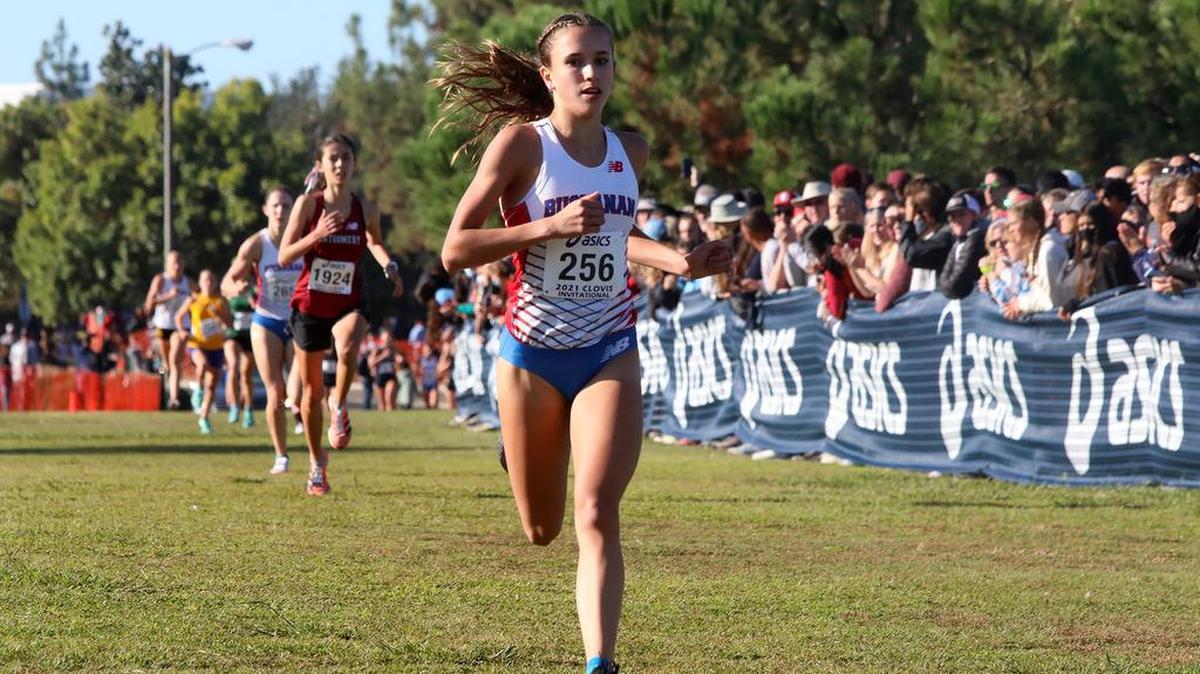 Buchanan High junior Sydney Sundgren finished 6th in 17:36.5 at the ASICS Clovis Invitational.
