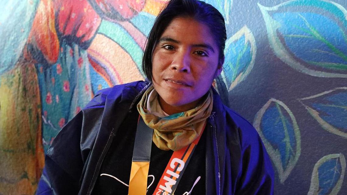 Lorena Ramírez ran the California International Marathon on Dec. 5, 2021. She finished in 3 hours, 42 minutes, 24 seconds.