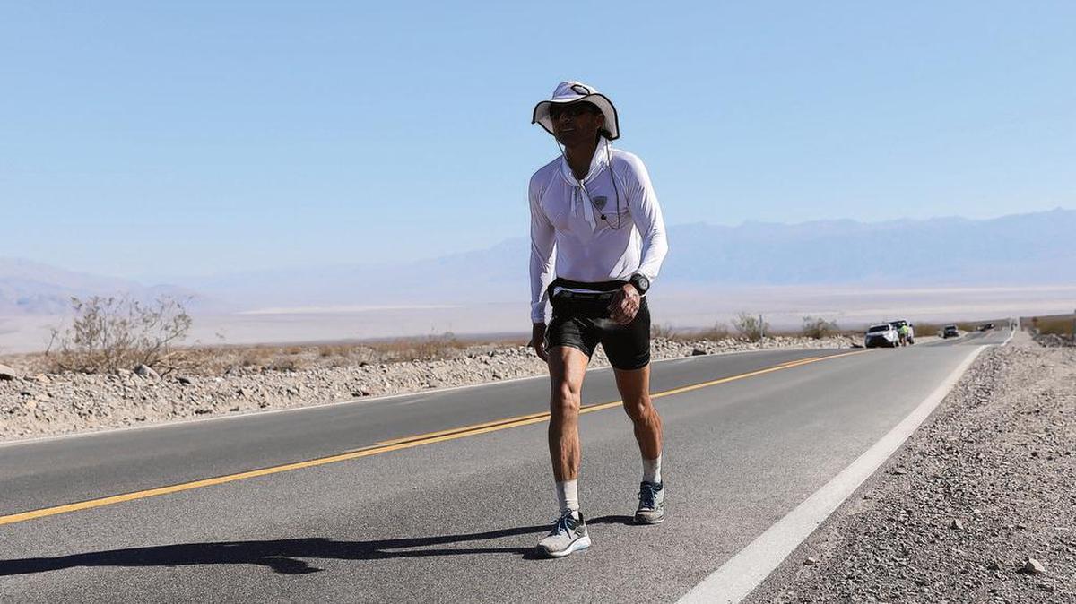 Ray Sánchez, a mechnical engineer from Sacramento, finished the Badwater 135 last week for the 14th time. He finished 18th overall in 34:09.31. Only two runners have finished more races of what is described as the “world’s toughest footrace.”