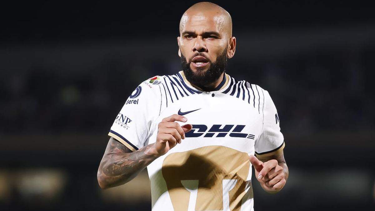 El jugador de Pumas Dani Alves, en una fotografía de archivo.