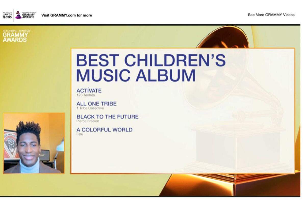 El disco ‘Actívate’ el cual está nominado a un Grammy americano, como ‘Mejor Álbum de Música Infantil’, es un proyecto musical liderado por el dúo música infantil 1,2,3 Andrés donde también participa Los Rabanes, y Rubén Blades, la actual Persona del Año en los Latin Grammys.