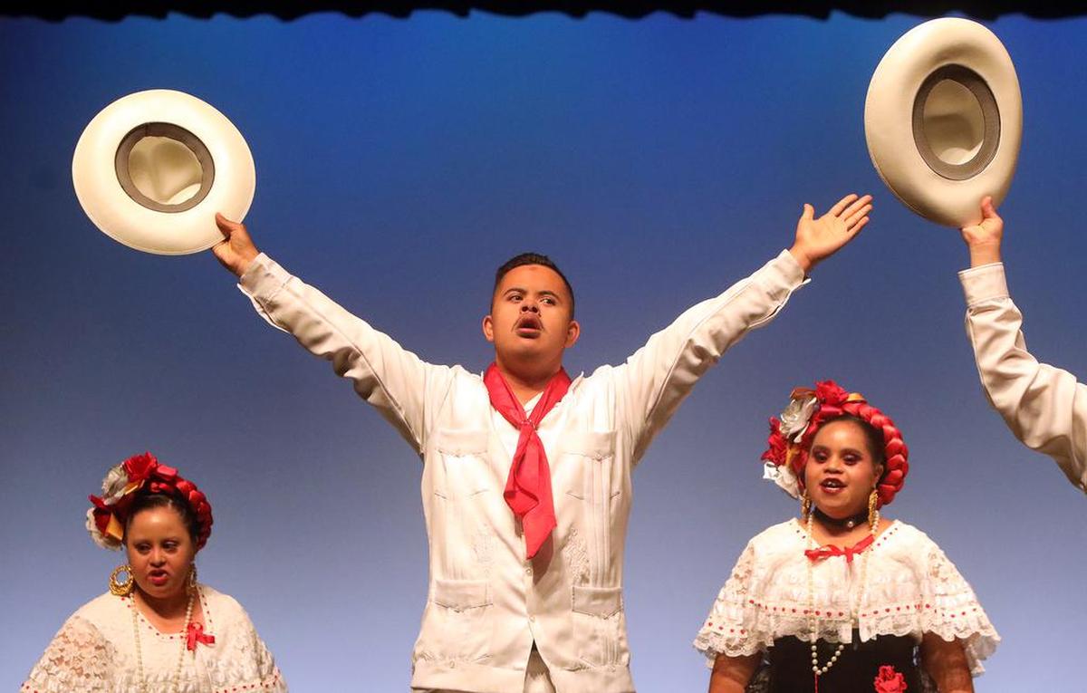 Grupo Folklórico Sueños y Esperanza from Whittier got a standing ovation after the group performed dances from Veracruz at the second day of the Danzantes Unidos Festival at Roosevelt High School on April 9, 2022.