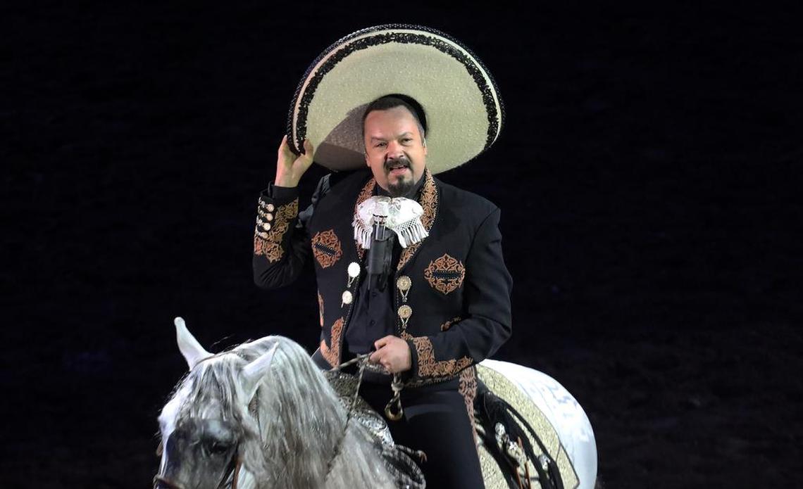 Pepe Aguilar headlined ‘Jaripeo Sin Fronteras’ Sunday night at the Save Mart Center in which his daughter, son and brother performed along with others in a concert featuring horsemanship, trick ropers, bull riding and much more.