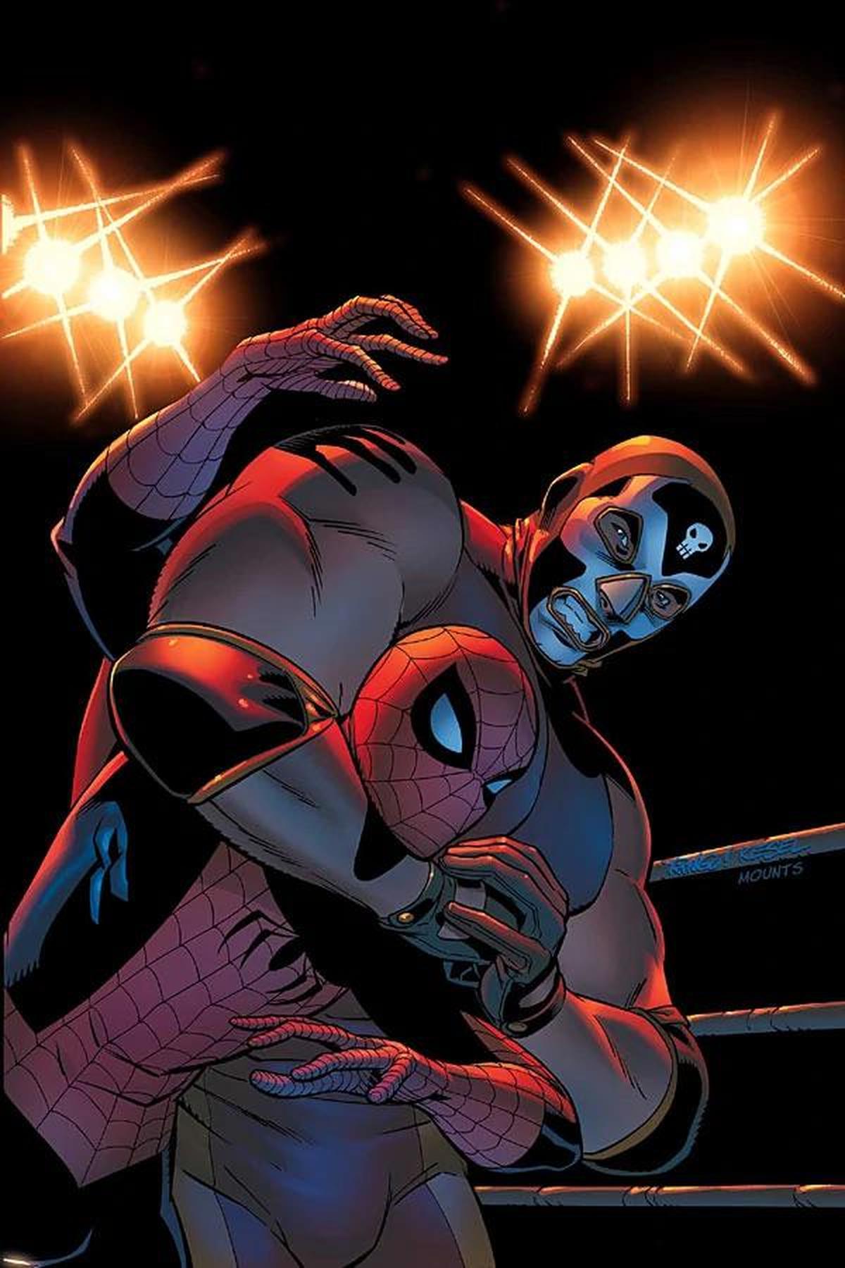 El Muerto en una escena con Spiderman.