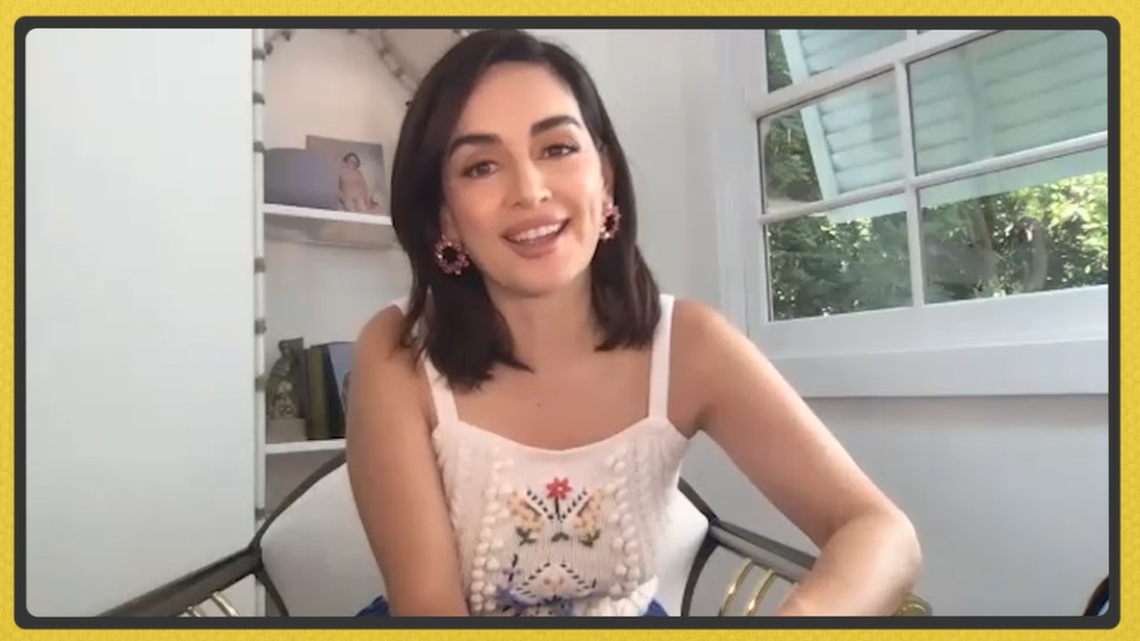 La talentosa y multifacética actriz Ana de la Reguera durante la entrevista por zoom con Vida en el Valle el pasado 13 de julio.