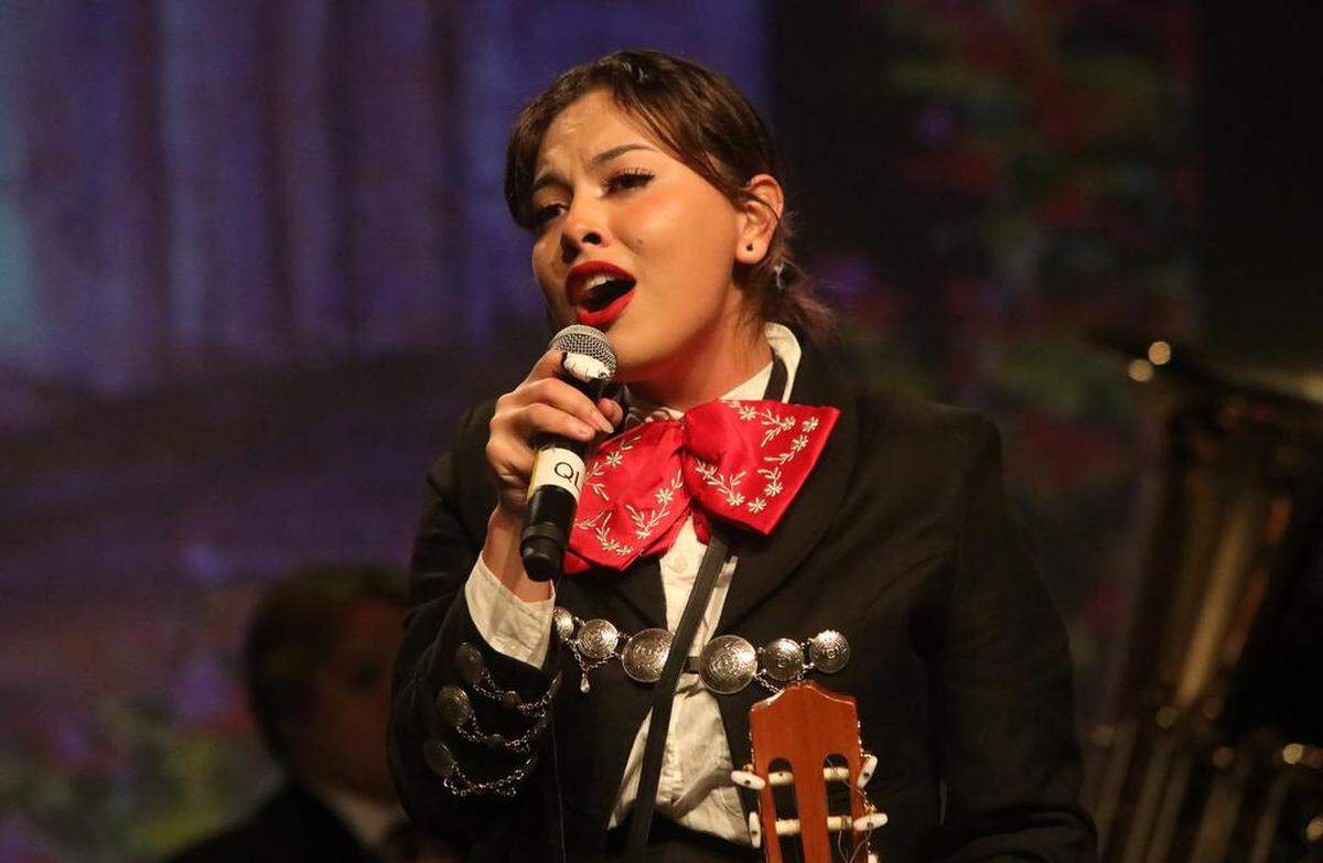 The Fresno State Mariachi performed during the Naviidad en México showcase at the Fresno State Satellite Student Union on Dec. 10, 2022.