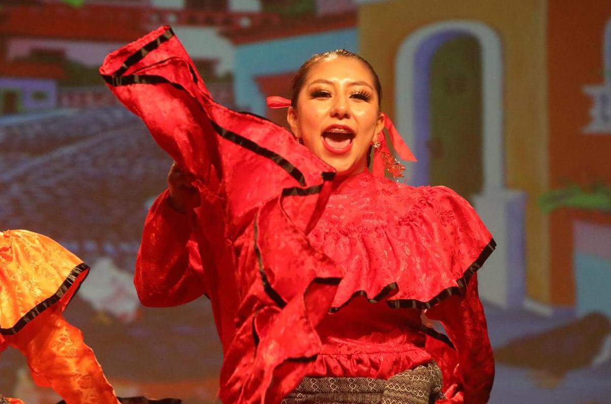 The Fresno City College folkloric group performed dances from Tierra Caliente during the Naviidad en México showcase at the Fresno State Satellite Student Union on Dec. 10, 2022.
