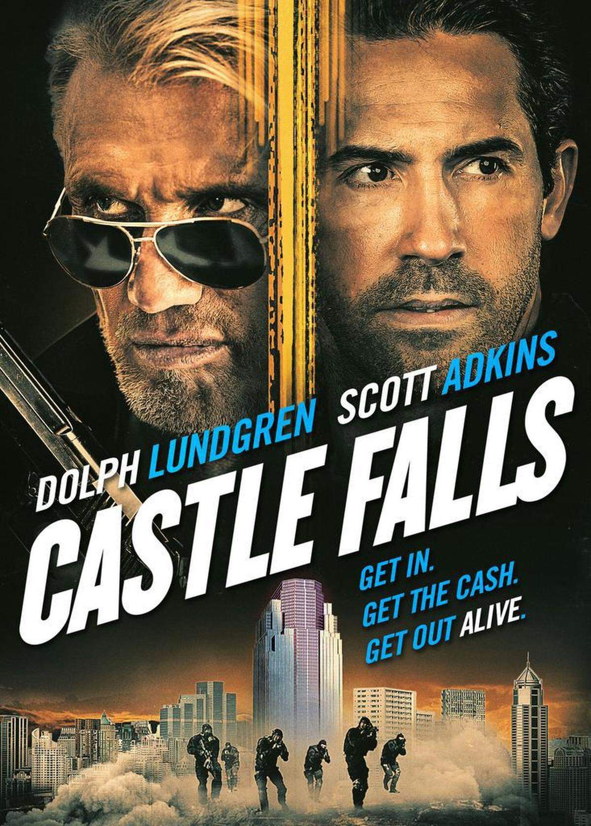 Castle Falls, which&nbsp;starts&nbsp;Scott Adkins, Dolph Lundgren, Kevin Wayne, Jim E. Chandler, Luke&nbsp;Hawx, Scott Hunter and Kim&nbsp;DeLonghi, is also directed&nbsp;by&nbsp;Lundgren&nbsp;and premiers&nbsp;in theaters, on demand and on digital on Dec. 3.&nbsp;&nbsp;
