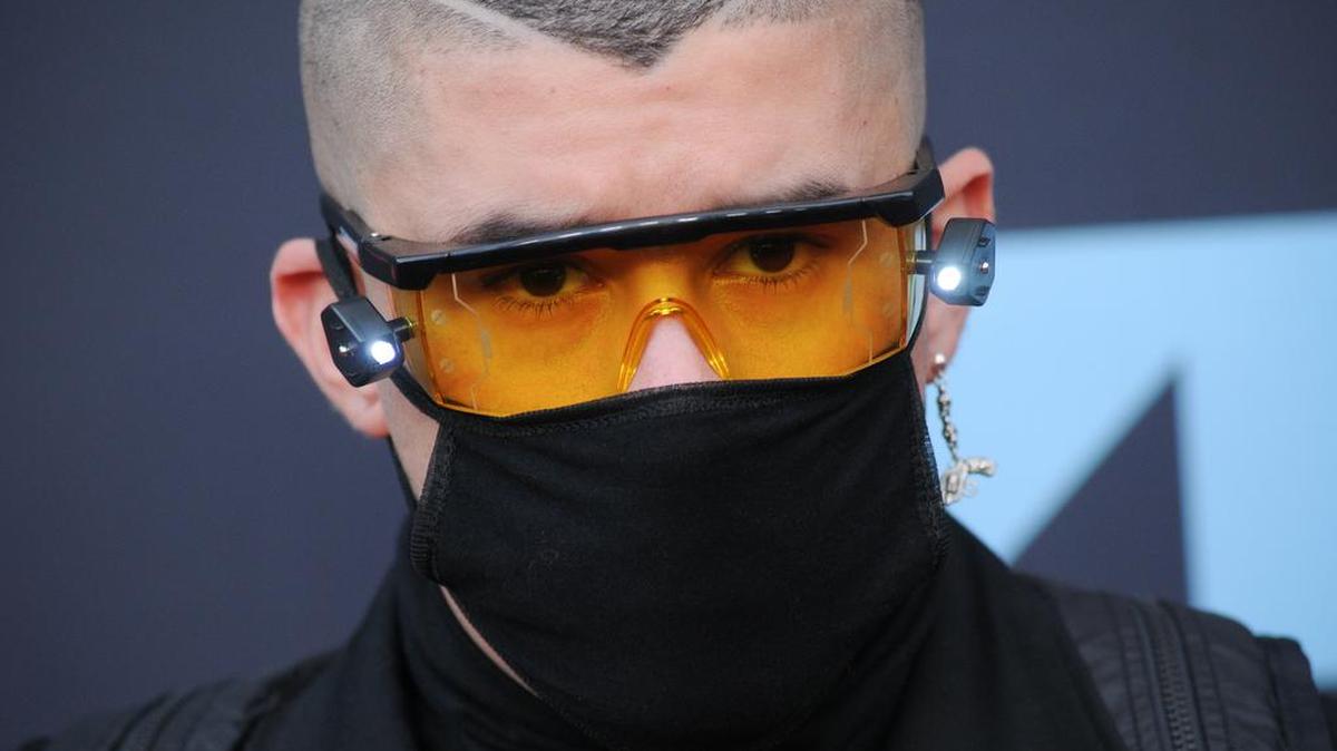 Bad Bunny (Benito Antonio MartÃnez Ocasio) attends the 2019 MTV Video Music Video Awards held at the Prudential Center in Newark.