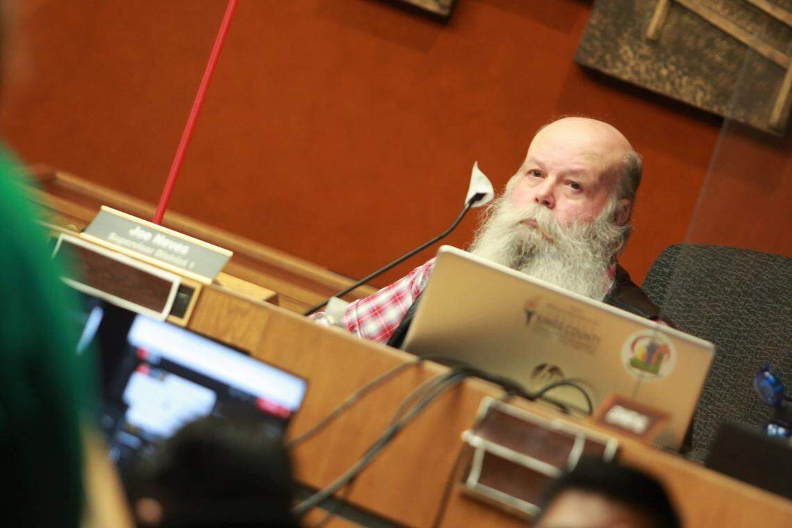 Supervisor Joe Neves voted on Tuesday (Dec. 14) board meeting against the formal adoption of a supervisorial map that was submitted anonymously during the county’s redistricting process.