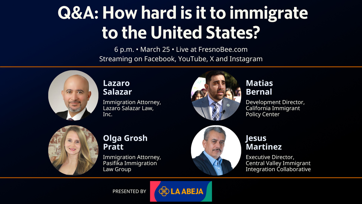 Join us for a conversation with Central Valley-based immigrant rights advocates, policy experts and lawyers to demystify the immigration process.