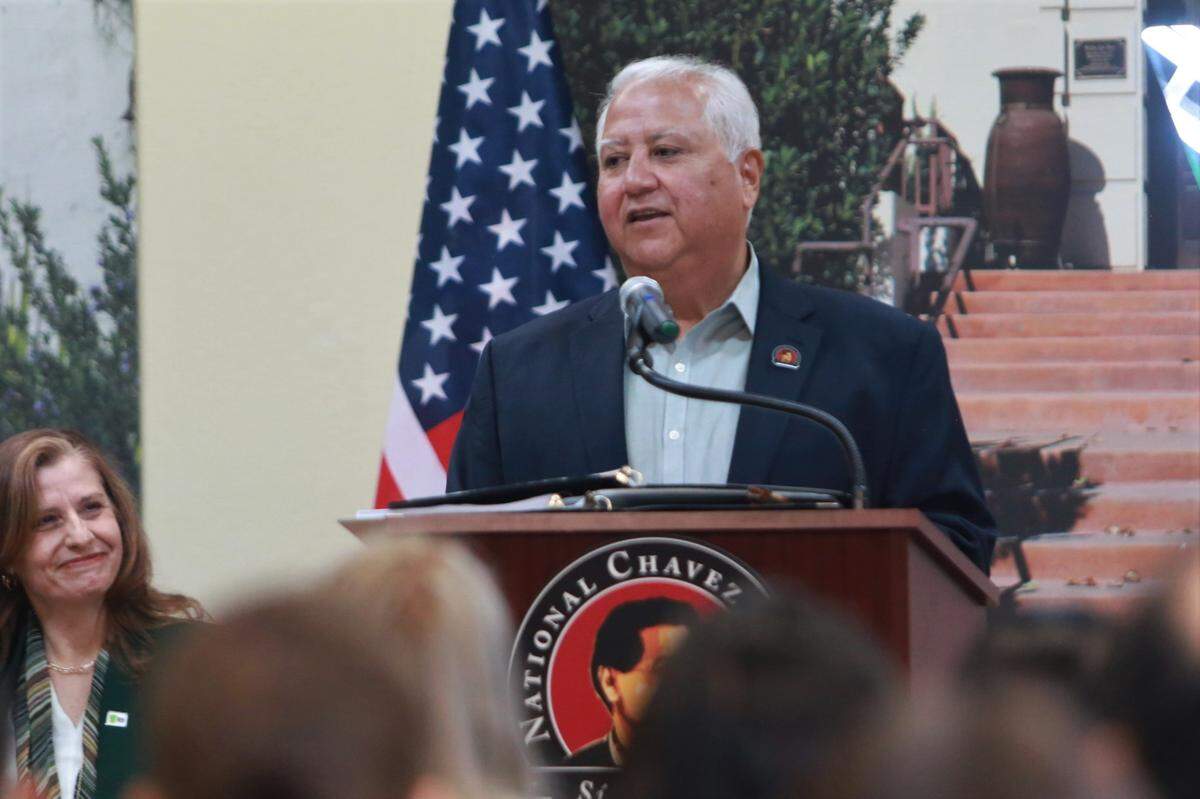 Cesar Chavez Foundation President Paul F. Chávez, who also delivered remarks, said it’s become a tradition now that the Citizenship and Immigration Service will hold ceremonies twice a year.&nbsp;
