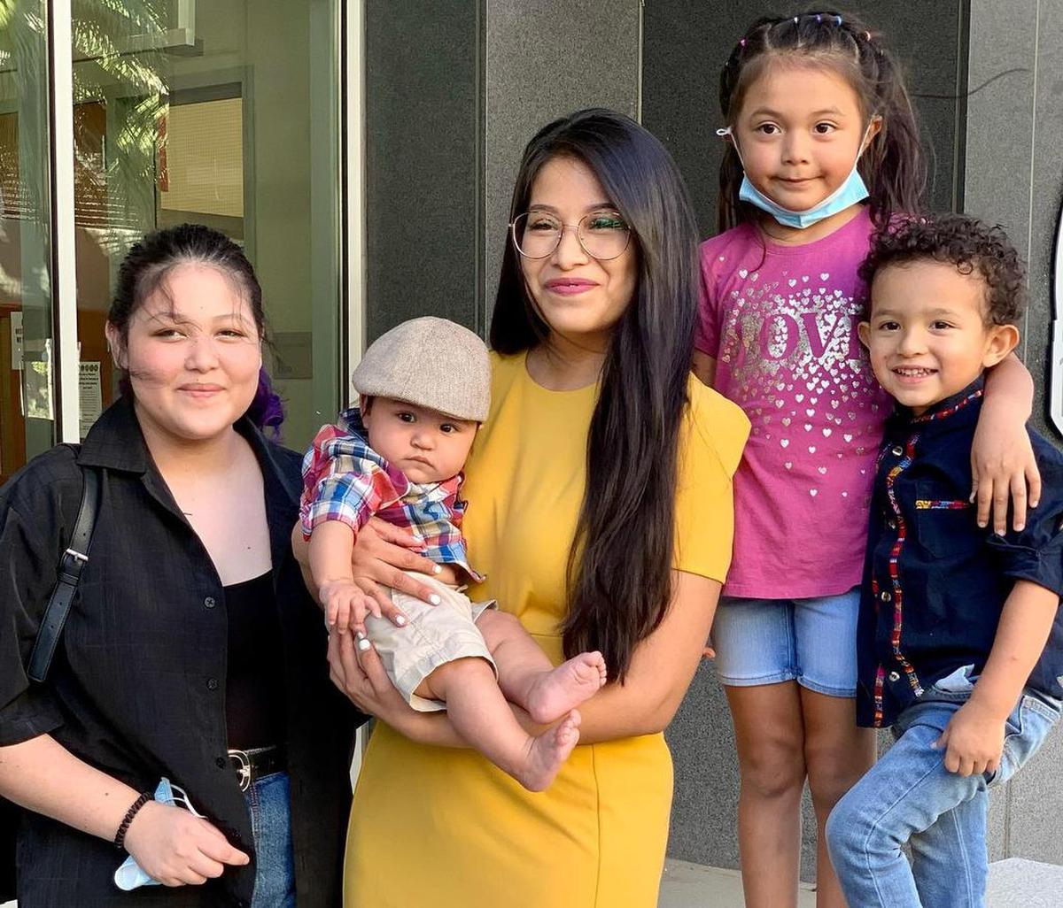 Madera City Councilmember-elect Elsa Mejía poses during a campaign stop in this Facebook post. She won the Nov. 2, 2021 special election to fill the District 5 vacancy.