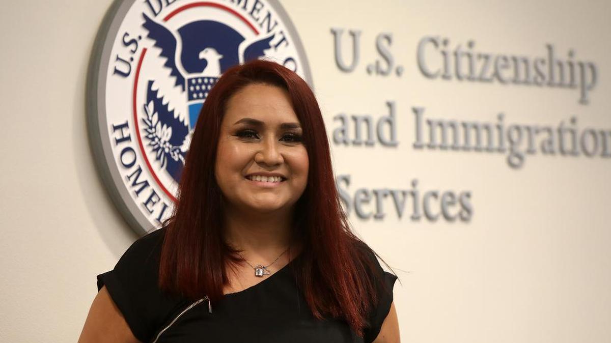 Visalia resident Angélica Maldonado was among 60 Valley residents who became U.S. citizens on July 15, 2021 at one of two indoor ceremonies.