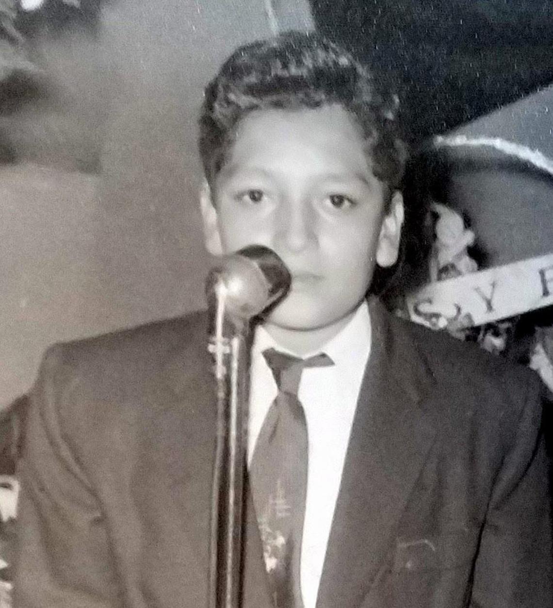 Pedro Santos is shown as a boy in a Facebook post.
