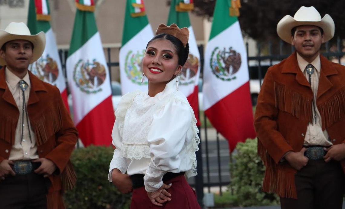 Teocalli performed during the Mexican Independence Day celebration at the Mexican Consulate in Fresno on Sept. 15, 2022.
