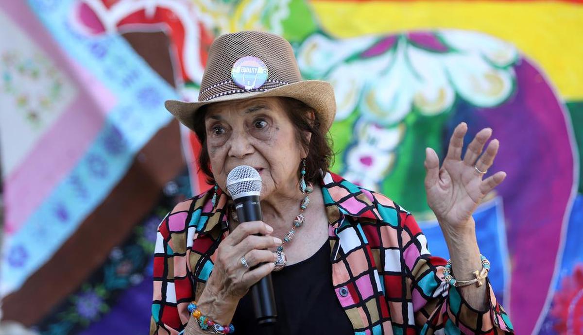 Civil rights icon Dolores Huerta, a member of Equality California for 10 years, said “Pride month brings a lot of joy into our communities.”
