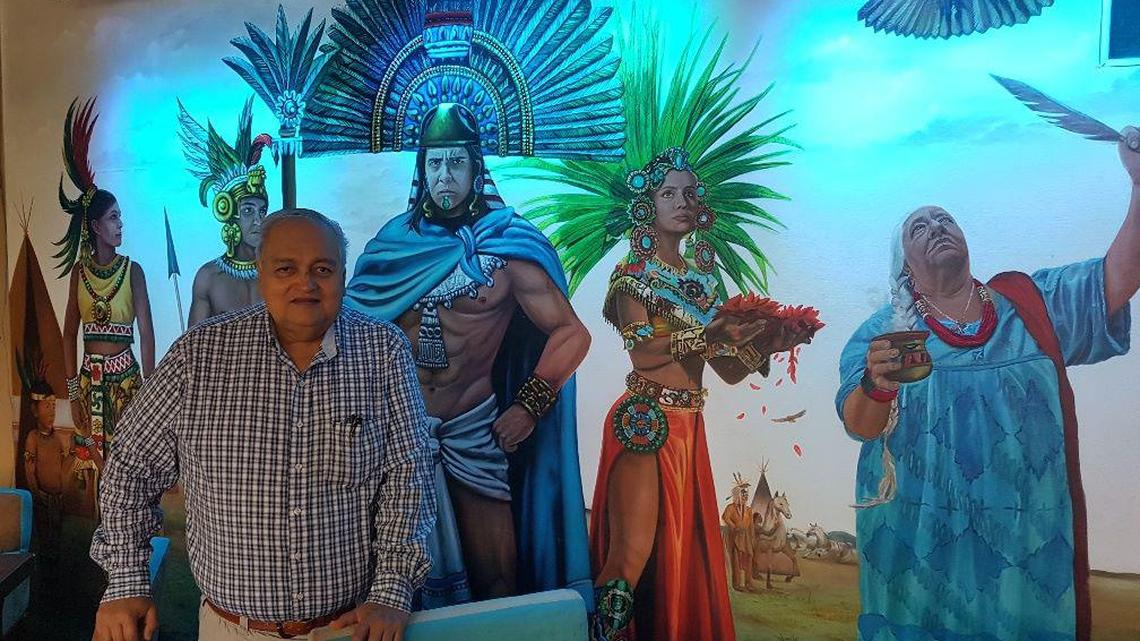 Pedro Santos, here in a Facebook post, served as a news anchor for KFTV Channel 21 Univision for 21 years. He died Sept. 15 at the age of 76.