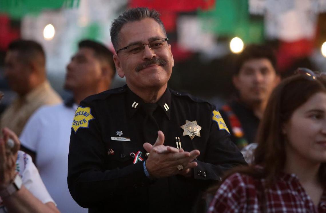 Fresno Police Captain Anthony Martínez attended the Mexican Independence Day celebration at the Mexican Consulate in Fresno on Sept. 15, 2022.