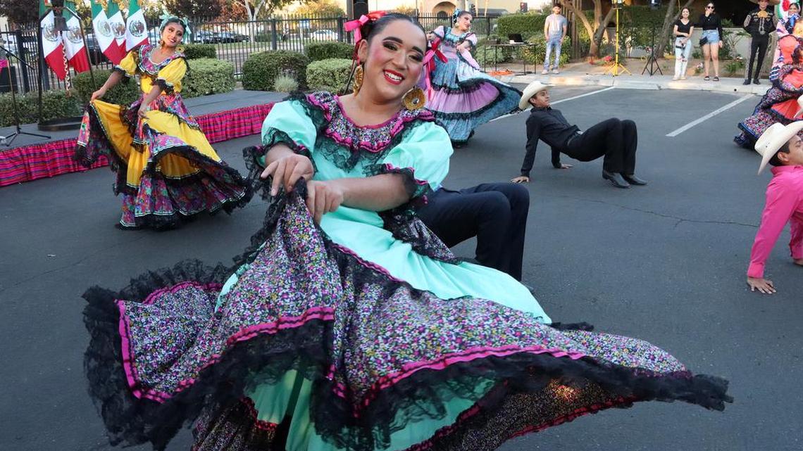 Teocalli performed during the Mexican Independence Day celebration at the Mexican Consulate in Fresno on Sept. 15, 2022.