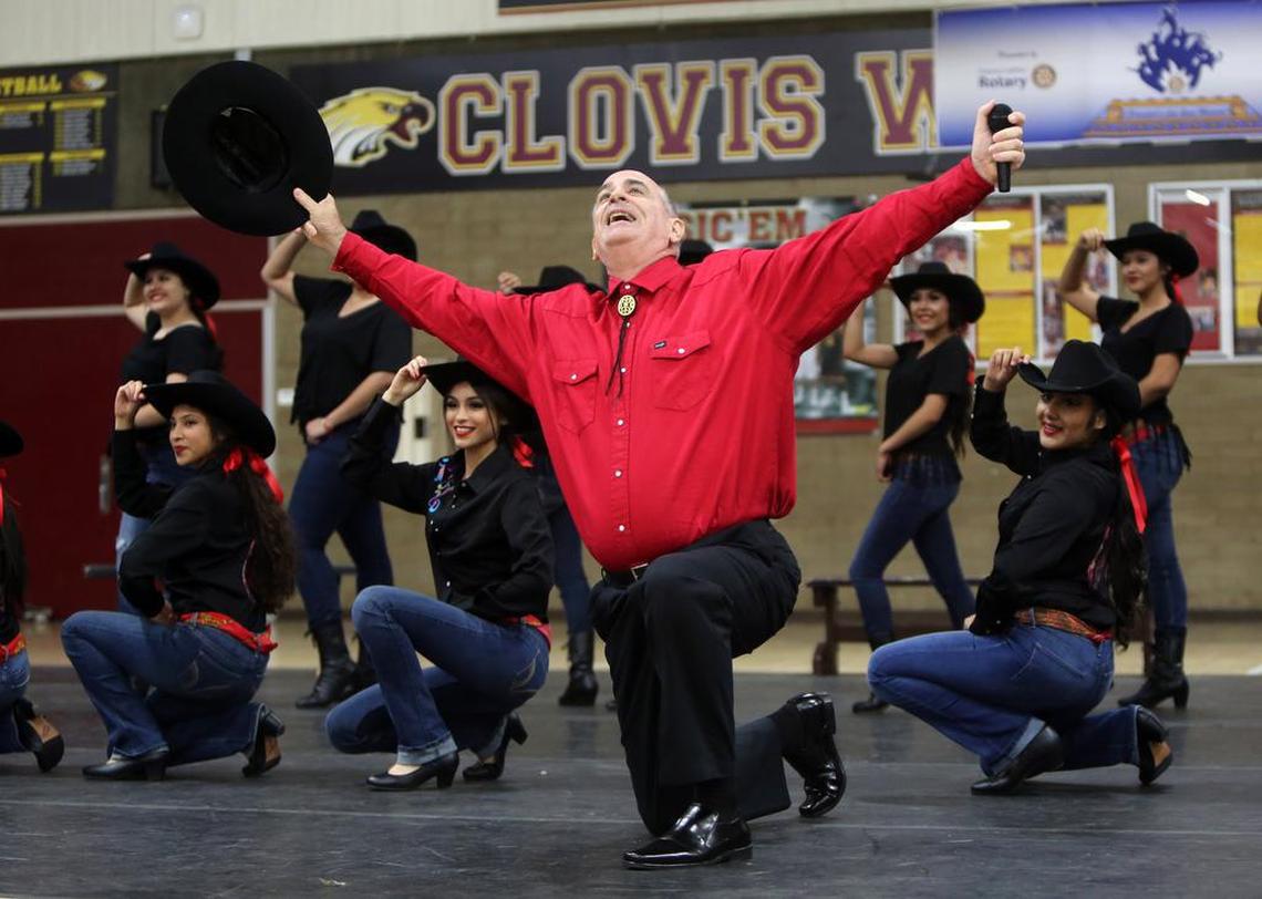The late Tim Liles, principal at Sunnyside High, is credited for increasing the college-going rate at the school. Here, he participates in a 2016 lip sync contest to raise scholarship funds.