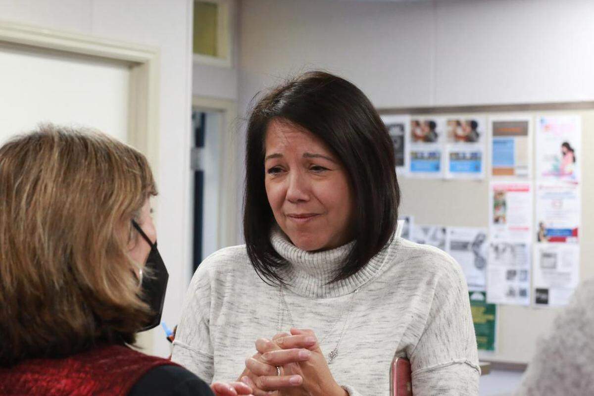 Adela Jones, Superintendent of Sanger Unified School District during the 2022 Migrant Family Christmas hosted by the Office of the Fresno County Superintendent of Schools Migrant Education Program, Region IV. The event celebrated the Bahena sisters and their four children from the Sanger Unified School District on Dec. 6.