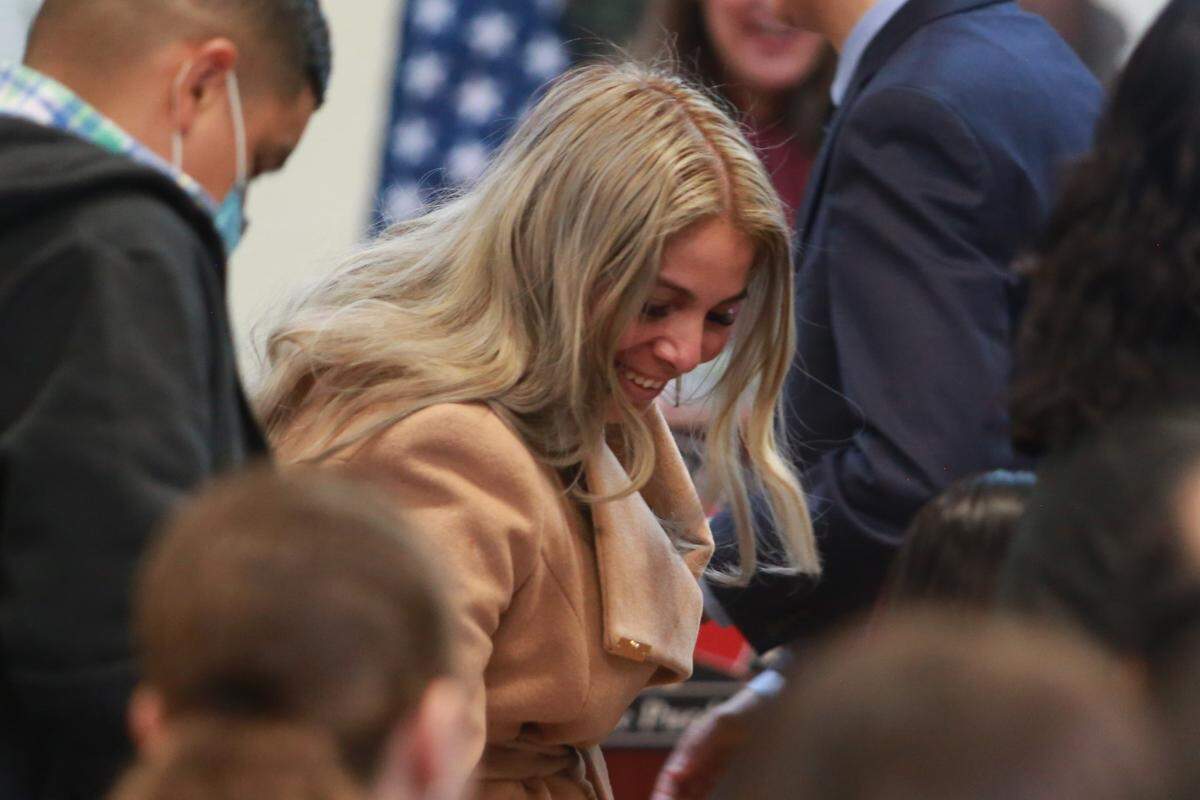 One of the new citizens was Claudia Marcela Campos, a UFW Foundation member from Bakersfield whose husband is a farm worker.&nbsp;