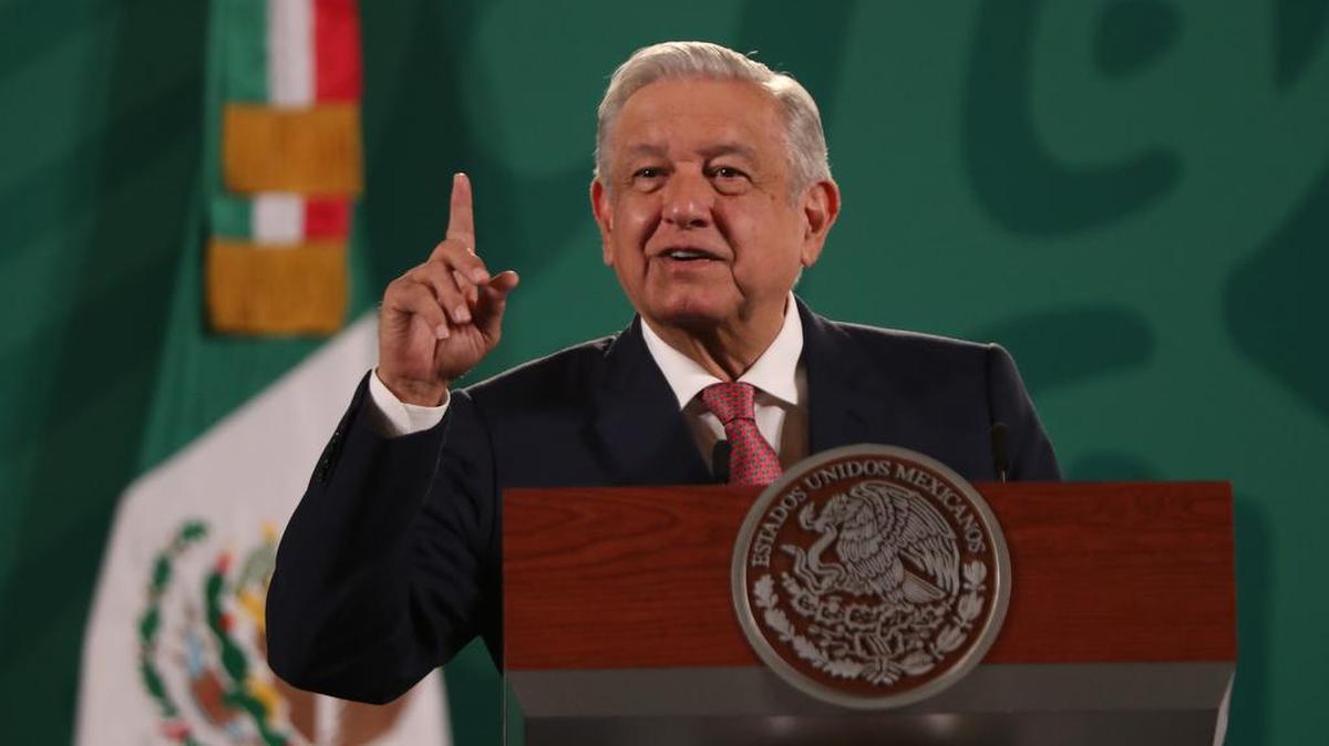 México President Andrés Manuel López Obrador, here at a Sept. 2, 2021 press conference, wants the U.S. to improve immigration policies with Central América.