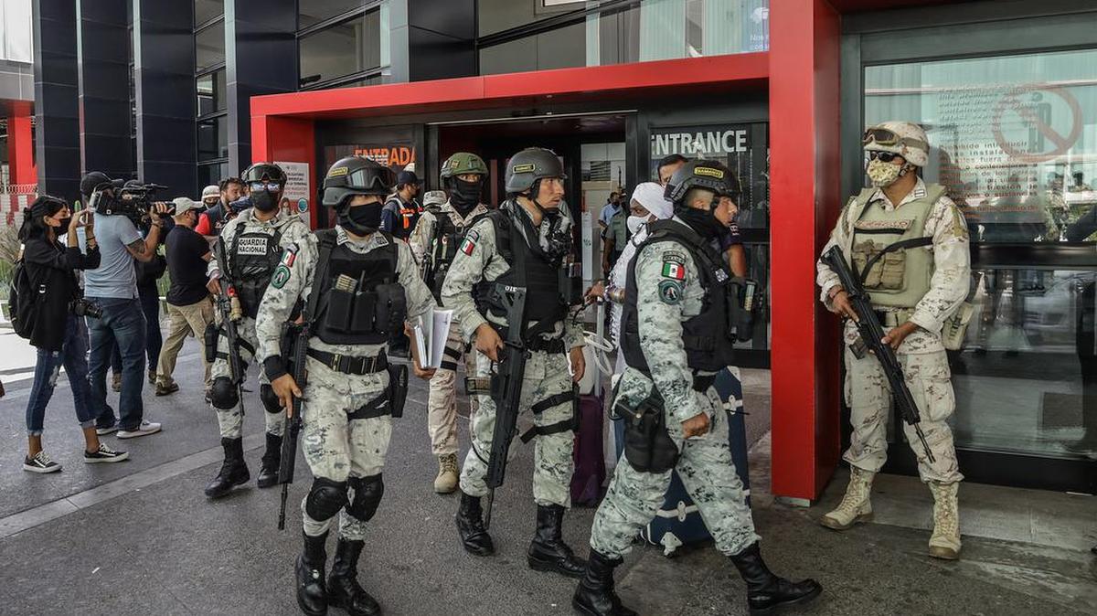 The Mexican National Guard was deployed to Tijuana on Saturday in response to violence attributed to the Jalisco New Generation Cartel.