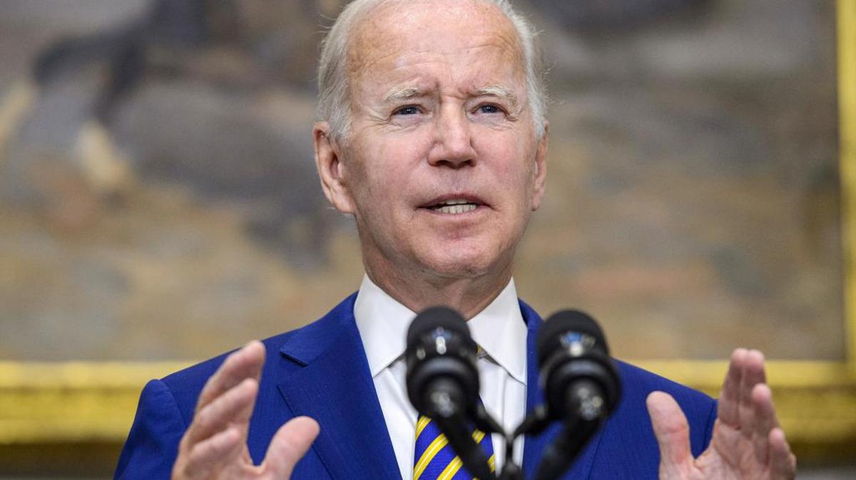 El presidente Joe Biden da un discurso en la Sala Roosevelt de la Casa Blanca en Washington, D.C.