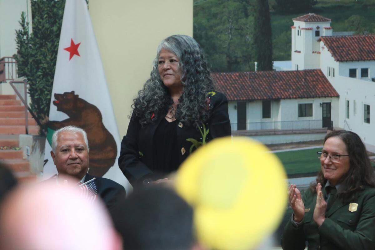 United Farm Workers of America President Teresa Romero recognized as Outstanding American by Choice on Monday, March 28, 2022.