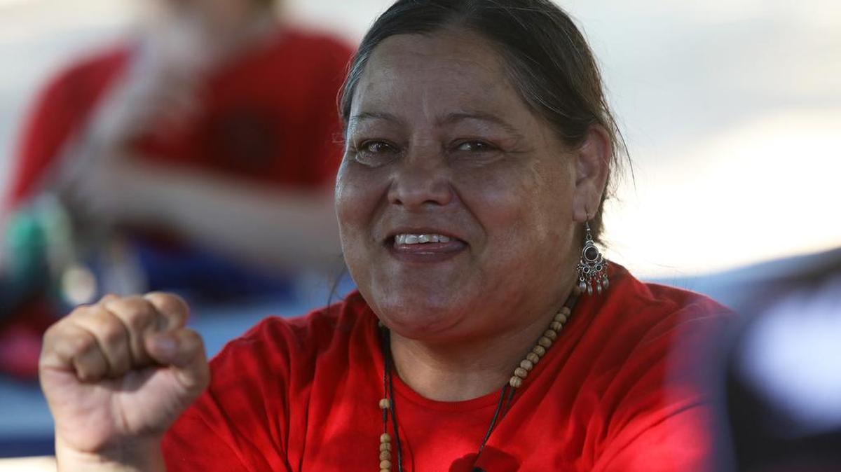 Yolanda Chacón Serna was 7 when she joined her mother in the 1966 march from Delano to Sacramento.