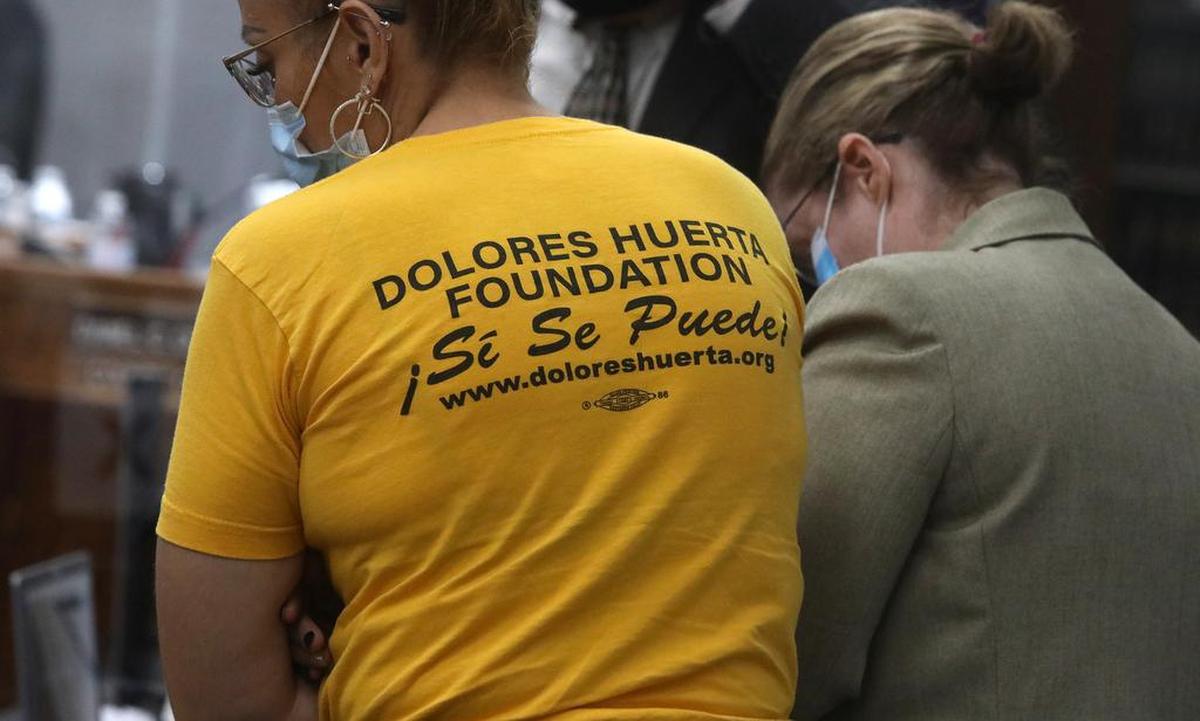 The Fresno County Board of Supervisors redistricting map backed by the Dolores Huerta Foundation was rejected by the board on Nov. 9, 2021.