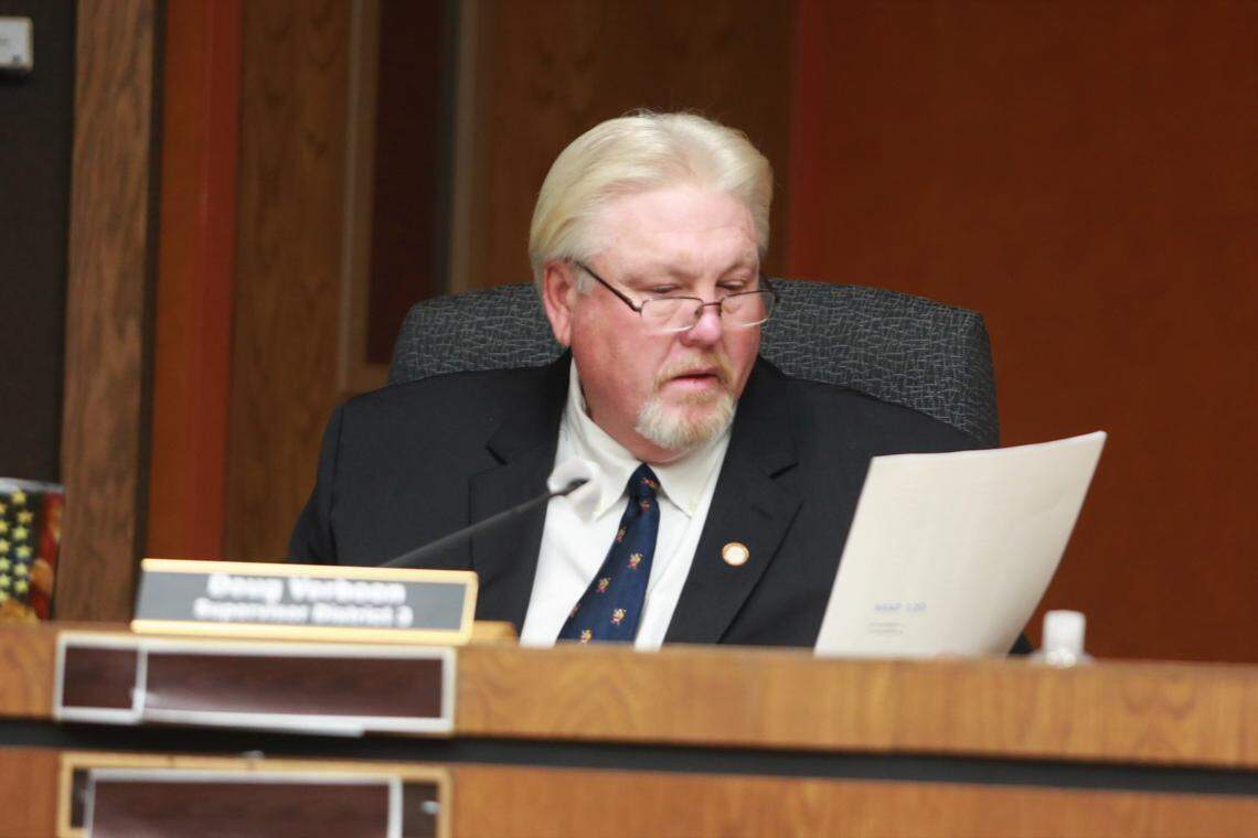 Supervisor Doug Verboon voted on Tuesday (Dec. 14) board meeting in favor for the formal adoption of a supervisorial map that was submitted anonymously during the county’s redistricting process.